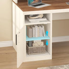 YOMILUVE 65 Inch Computer Desk - Image 6