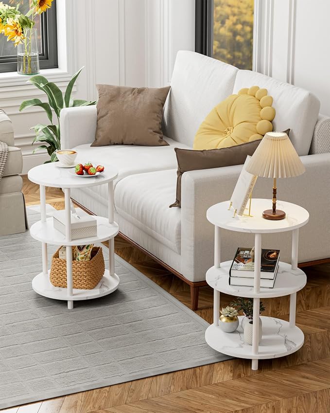 XBurmo Small Round End Table - Image 2