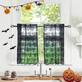 YJ YANJUN Vintage Lace Curtains 36 Inches Length-Gothic Cafe Curtains Short by YJYANJUN
