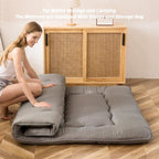 MAXYOYO Japanese Floor Mattress Futon Mattress, Charcoal Grey, Queen Size - Image 7