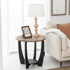 COZAYH Rustic Farmhouse End Table - Image 11
