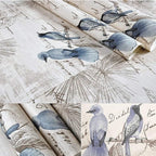 Vintage Floral Self Adhesive Wall Paper Shelf Liner Funitures Dresser Drawer - Image 3