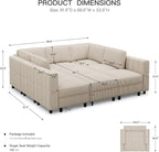 Belffin 9 Seats Modular Sectional Sofa - Image 2