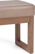 SIMPLIHOME Milltown Small Ottoman Bench - Image 8