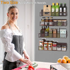 DTUQYX Magnetic Spice Rack for Refrigerator, 4 Pack 100% Metal Strong Magnet - Image 5