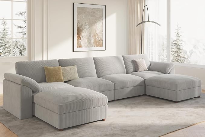 EASE MOOSE Modular Sectional Sofa, Oversized U Shape Sectional Couch - Image 3