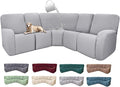 100% Waterproof Sectional Recliner Couch Covers by ROFASVCO