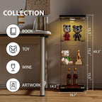 FANYUSHOW 3-Shelf Glass Display Cabinet - Image 2