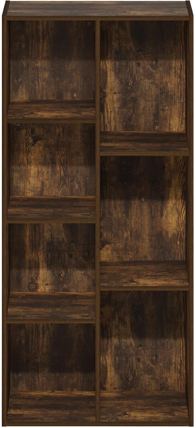 Furinno LUDER Book Shelf, 7-Cube Bookshelf, Bookcase - Image 7