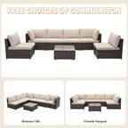 7 Pieces Patio Furniture Set - Image 8