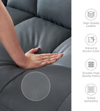 mopio Aaron 76.8" Couch, Small Futon Sofa Bed, Mid Century Modern Futon Couch - Image 5