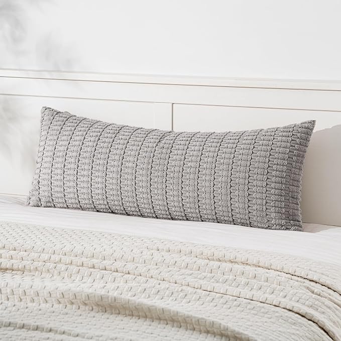 MIULEE Lumbar Corduroy Throw Pillow Cover by MIULEE