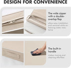 MIULEE Beige Outdoor Seat Cushion 24x24 Inch Waterproof & 3 Year Fade Resistant - Image 7