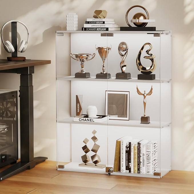 VersionTECH. Glass Display Cabinet - Image 7