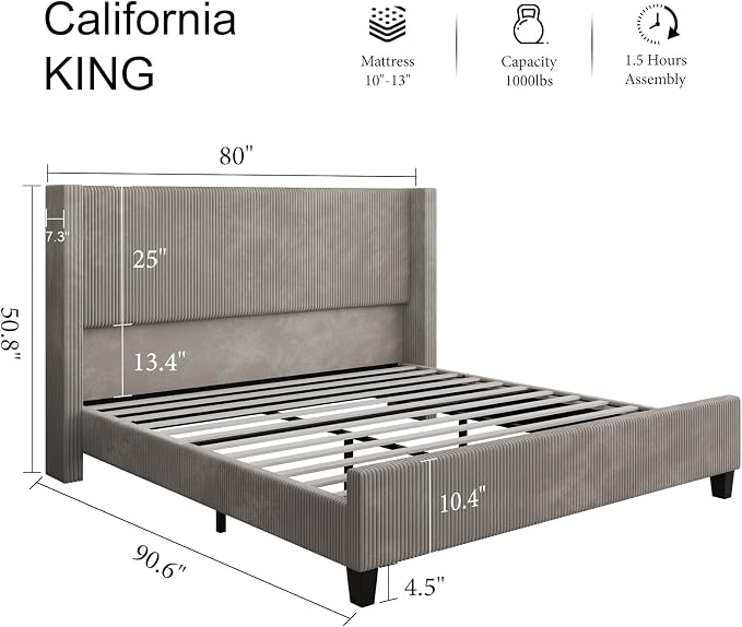 HOWE California King Bed Frame - Image 2