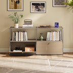 Modern Storage Cabinet Brown F Versatile Free-Standing Large Organizer - Image 2