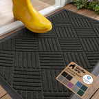 GORILLA GRIP 100% Waterproof All-Season WeatherMAX Doormat US Designed Natural by Unknown
