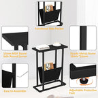 Yusong Narrow Side Table for Small Spaces, Small End Table - Image 6