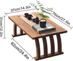 Bamboo Japanese Floor Table, Small Coffee Table & Tea Table, Altar Table - Image 4