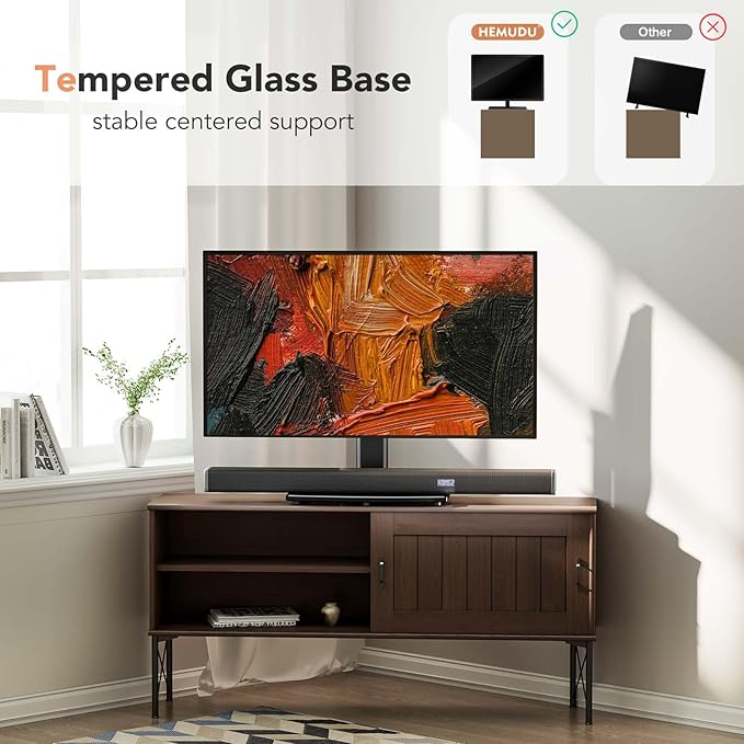 Hemudu Universal Swivel TV Stand/Base Table Top TV Stand - Image 5