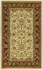 SAFAVIEH Lyndhurst Collection 8' Round Ivory/Red LNH212K Traditional Oriental by Unknown