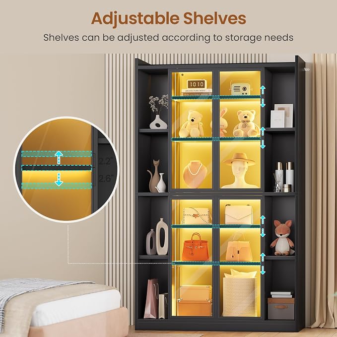 SEDETA 71" Display Cabinet - Image 4