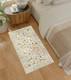 DUKINO 2x5 Rug for Hallway, Washable Animal Runner Rug Non Slip, Stain Resistant - Image 6