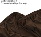 Super Stretch Ottoman Cover- Soft Form Fit Ottoman Cover Rectangular Ottoman - Image 6