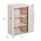 ECR4Kids Wooden Pretend Play Kitchen Refrigerator - Image 3
