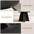 iPormis 47 Inches Round Dining Table - Image 7