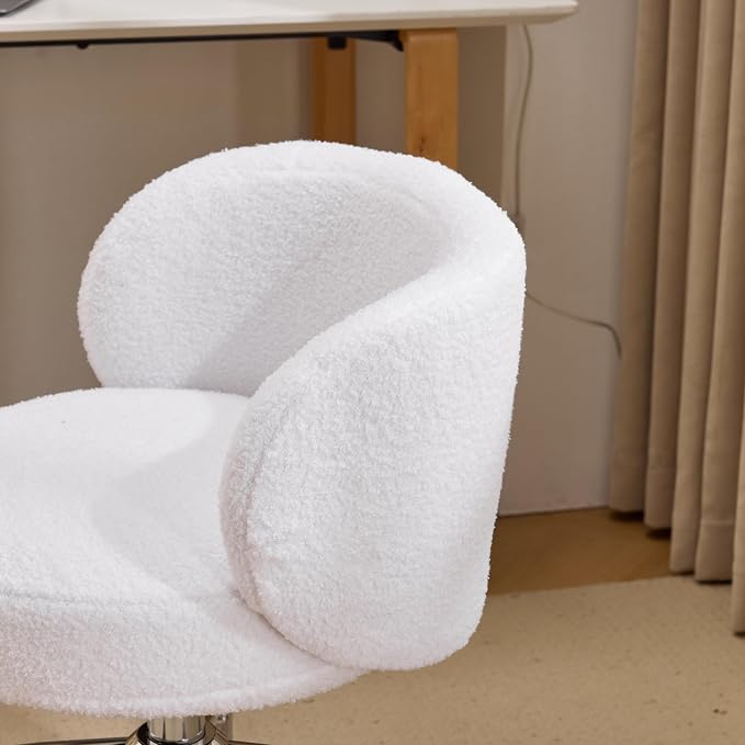 VINGLI Cute Small Swivel Desk Chair Comfy - Image 8