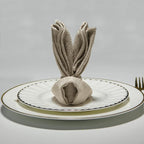 BALCONY & FALCON Cloth Napkins Set of 6 Washable Linen Napkins Absorbent - Image 7