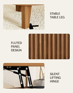 Oval Lift Top Coffee Table - Image 5