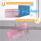 DTUQYX Magnetic Spice Rack for Refrigerator, 4 Pack 100% Metal Strong Magnet - Image 4