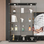 LFT HUIMEI2Y Glass Display Cabinet 12 Shelves by LFTHUIMEI2Y