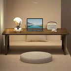 Japanese Floor Table Bamboo Folding Coffee Table Portable Solid Wood Japanese - Image 9