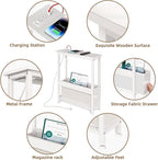 BAMGROW Slim Charging End Table - Image 3