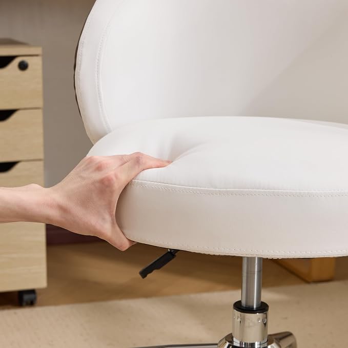 VINGLI Cute Small Swivel Desk Chair Comfy - Image 3