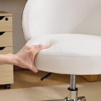 VINGLI Cute Small Swivel Desk Chair Comfy - Image 3