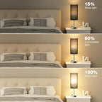 Black Bedroom Table Lamp for Bedside - Image 5