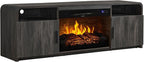 AMERLIFE 70" Fluted Fireplace TV Stand - Image 9
