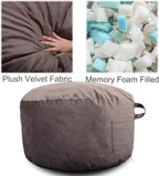 Bean Bag Chairs, Memory Foam Stuffing Bean Bag Chair - Image 3