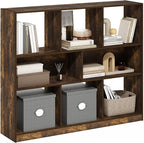 Furinno DALY Book Shelf, 8-Cube Bookshelf, Horizontal Cube Storage Organizer by Furinno-FitsYourSpaceFitsYourBudget