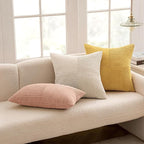 MIULEE Golden Mustard Decorative Throw Pillow Covers - Image 5