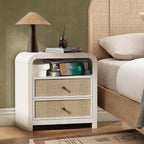 Oak&Sparrow Rattan Nightstand, 23.6'' Rattan End Table - Image 9
