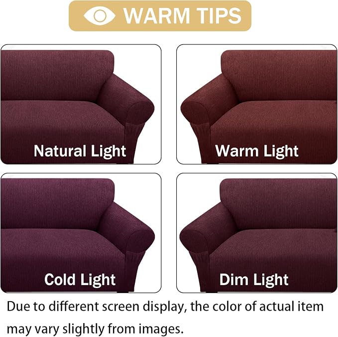 Armchair Slipcover with 1 Pillow Cover - Image 5