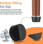NEWBYTEK M6 Thread Furniture Feet Levelers, Floor Protection Feet Glides - Image 4