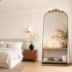MISSDAY Vintage Baroque Full Length Mirror, Full Metal Frame Stand Up Retro - Image 7