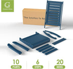 GREENVINES Outdoor Rocking Chairs | Set of 2 | Porch Rocker | HDPE Plastic | - Image 9