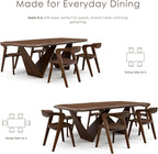 Furniture of America Nazaen III 82.5" Mid-Century Modern Solid Wood Live Edge - Image 5